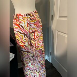 patterned skate jeans